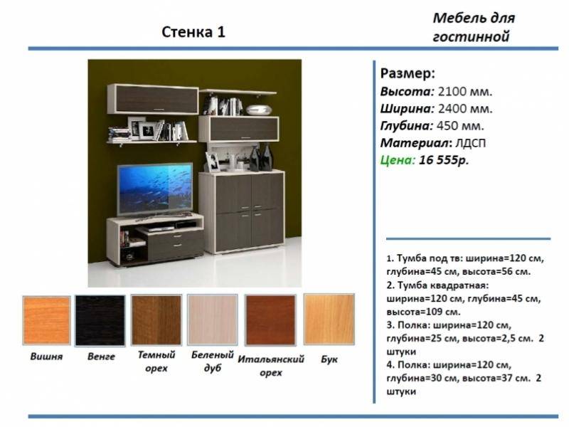 гостиная стенка 1 в Иваново