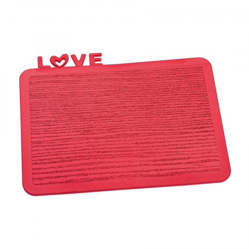 разделочная доска happy board love, красная в Иваново