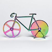 нож для пиццы из нержавеющей стали the fixie, радужный в Иваново