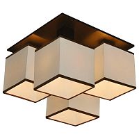 потолочная люстра arte lamp quadro a4402pl-4bk в Иваново