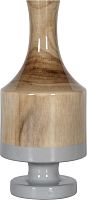 ваза настольная rustic chic wood grey в Иваново