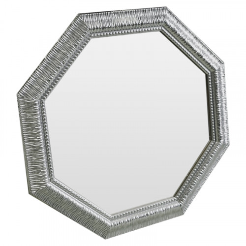 зеркало серебряное восьмиугольное с декором sparkle silver в Иваново