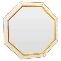 зеркало венецианское восьмиугольное желтое yellow octagon в Иваново