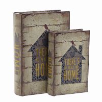 шкатулкикниги, набор из 2 шт. коричневого цвета в Иваново
