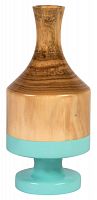 ваза настольная rustic chic wood blue в Иваново