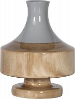 ваза настольная rustic chic vase grey wood в Иваново