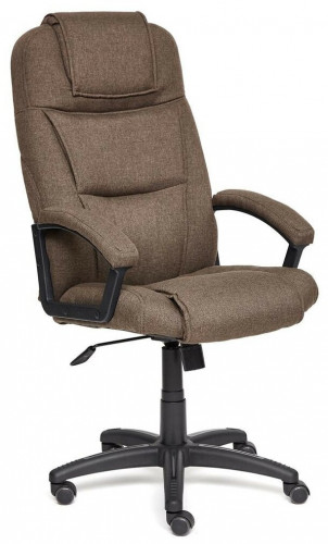 компьютерное кресло tetchair бергамо (крестовина пластик, обивка ткань) для руководителя в Иваново