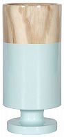 ваза настольная rustic chic tube wood blue в Иваново