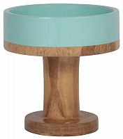 ваза настольная rustic chic bowl blue wood в Иваново