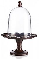сервировочный поднос с куполом crystal dome dark в Иваново