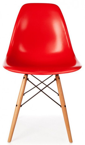 стул классический dsw красный (eames style) в Иваново