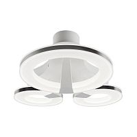 потолочный светодиодный светильник idlamp jenevra 397/3pf-ledwhitechrome в Иваново