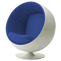 детское кресло eero ball chair бело-синее в Иваново