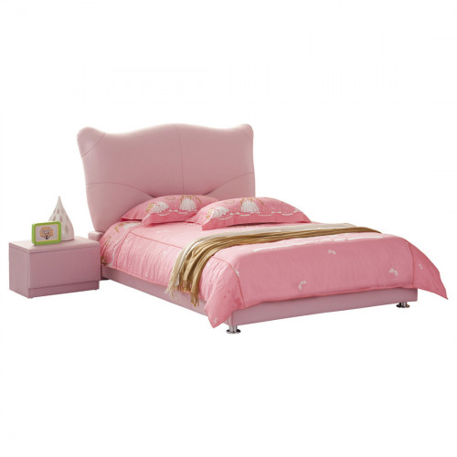 кровать pink leather kitty 120х200 в Иваново