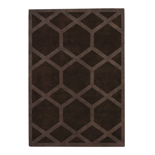 ковер ashton cocoa coffe 120x170 коричневый в Иваново