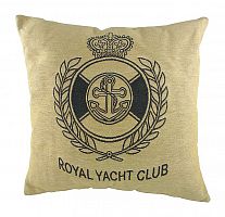 подушка с гербом королевского royal yacht club в Иваново