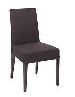 стул aylso dining chair кожа тёмно-коричневая в Иваново