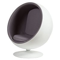 кресло eero ball chair серое в Иваново