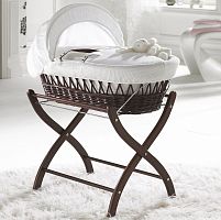 колыбель-переноска gift wicker moses basket темная, белое белье в Иваново