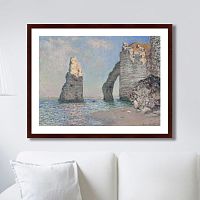 картина: the rock needle and the porte d'aval, 1885г. в Иваново