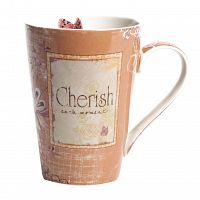 кружка cherish персикового цвета в Иваново