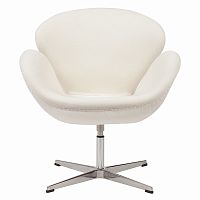 кресло swan chair кремовое в Иваново