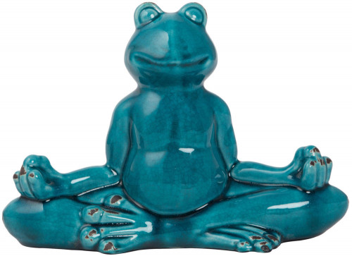 декор frog blue meditation в Иваново