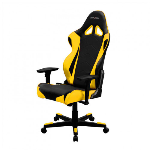 кресло геймерское dxracer racing re0 черно-желтое в Иваново