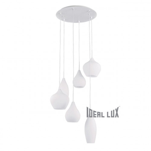 подвесная люстра ideal lux soft sp6 bianco в Иваново