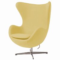 кресло egg chair желтое в Иваново