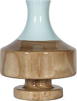 ваза настольная rustic chic vase blue wood в Иваново