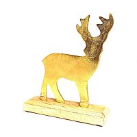 украшение декоративное golden raindeer, 22х18х5 см в Иваново