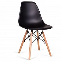 стул деревянный pc-015 черный (eames style) в Иваново