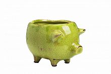 цветочный горшок pig planter зеленый в Иваново