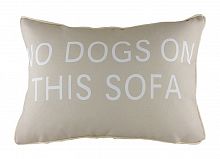 подушка с надписью no dogs on this sofa в Иваново