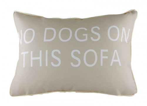 подушка с надписью no dogs on this sofa в Иваново