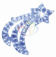 светодиодная фигура летящая звездочка 62см в Иваново