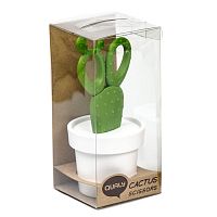 ножницы cactus с держателем, белые с зеленым в Иваново