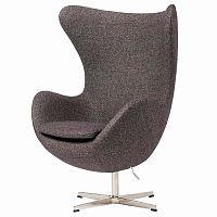 кресло egg chair серое в Иваново