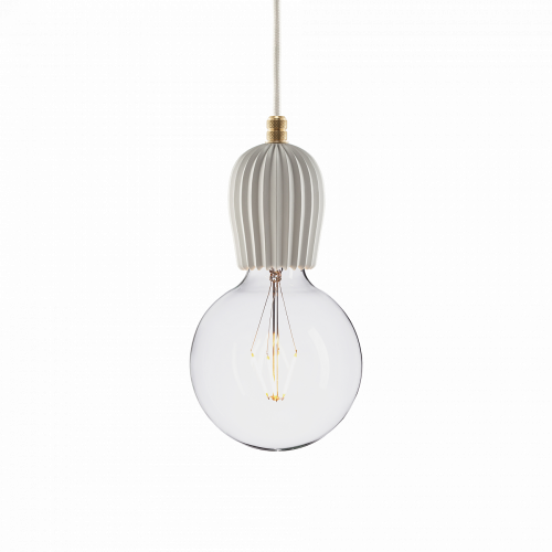 подвесной светильник beton rib white brass в Иваново