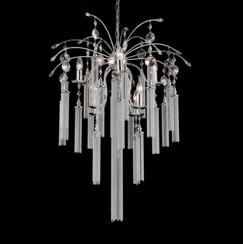 подвесная люстра crystal lux ethno sp8 хром в Иваново