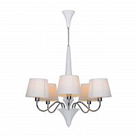 подвесная люстра arte lamp a1528lm-5wh белая в Иваново