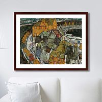 картина: crescent of houses ii (island_town), 1915г. в Иваново
