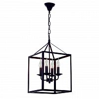 дизайнерская подвесная люстра spot light cage 9810404 черная в Иваново