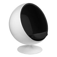 кресло eero aarnio style ball chair черное в Иваново