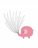 постер pink elephant а4 в Иваново