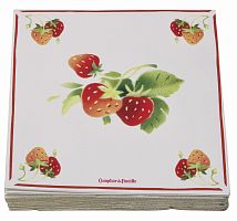 салфетки бумажные клубника comptoir de famille в Иваново