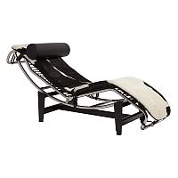 шезлонг chaise longue lc4 черно-белый в Иваново