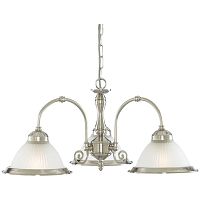 подвесная люстра arte lamp american diner a9366lm-3ss белая в Иваново