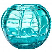 ваза стеклянная ice (синяя) 17*19 в Иваново